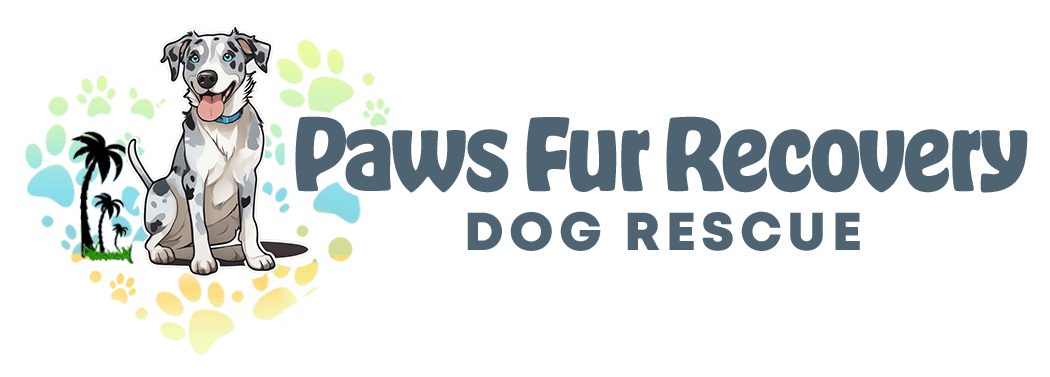 Paws Fur Recovery Dog Rescue Logo
